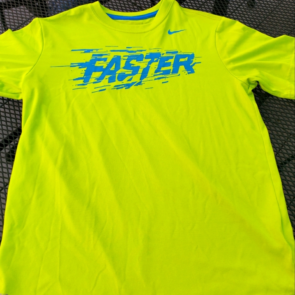 Nike Boy's DriFit "Faster" Running Shirt